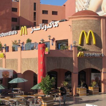 Zelf MC Donalds in het rood